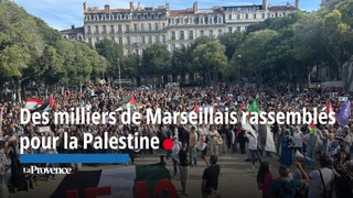 Des milliers de Marseillais rassemblés pour la Palestine ce mardi