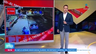 Camioneta embiste puesto de comida en la CDMX