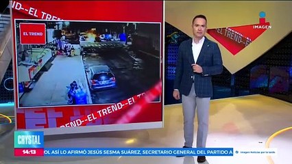 Camioneta embiste puesto de comida en la CDMX