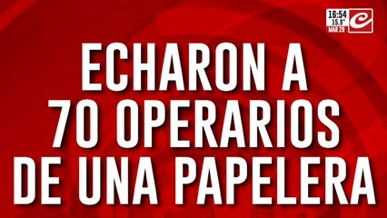 Echaron a 70 operarios de una papelera sin indemnización ni respuestas