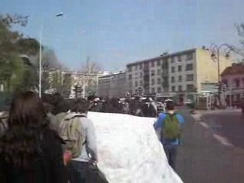 Manif' SM - Arrivée Berthelot