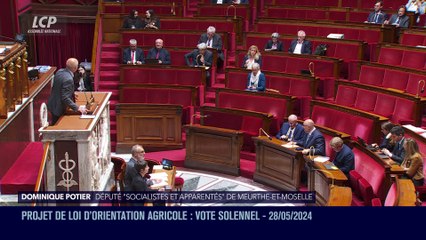 Séance publique à l'Assemblée nationale - Agriculture : projet de loi adopté - 28/05/2024