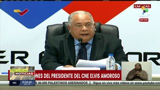 CNE ratifica llamado amplio a veeduría internacional para comicios del 28 de julio