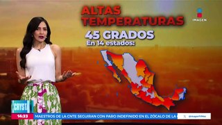 Se esperan lluvias para algunos estados de México