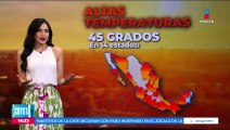 Se esperan lluvias para algunos estados de México