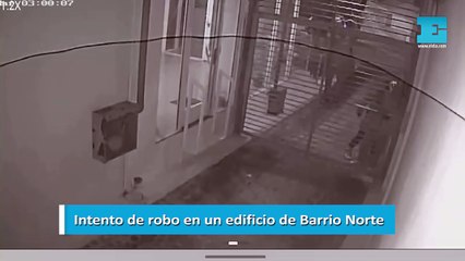 Intento de robo en un edificio de Barrio Norte