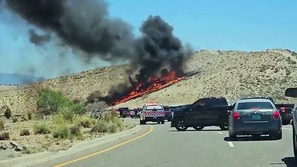 avião militar despenha-se em Albuquerque