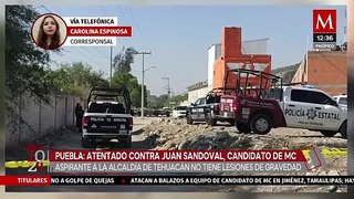 Atentan contra Juan Sandoval, candidato de MC en Tehuacán