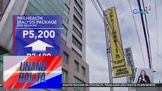 PhilHealth, pinag-aaralang doblehin ang benefit package para sa mga nagda-dialysis | Unang Balita