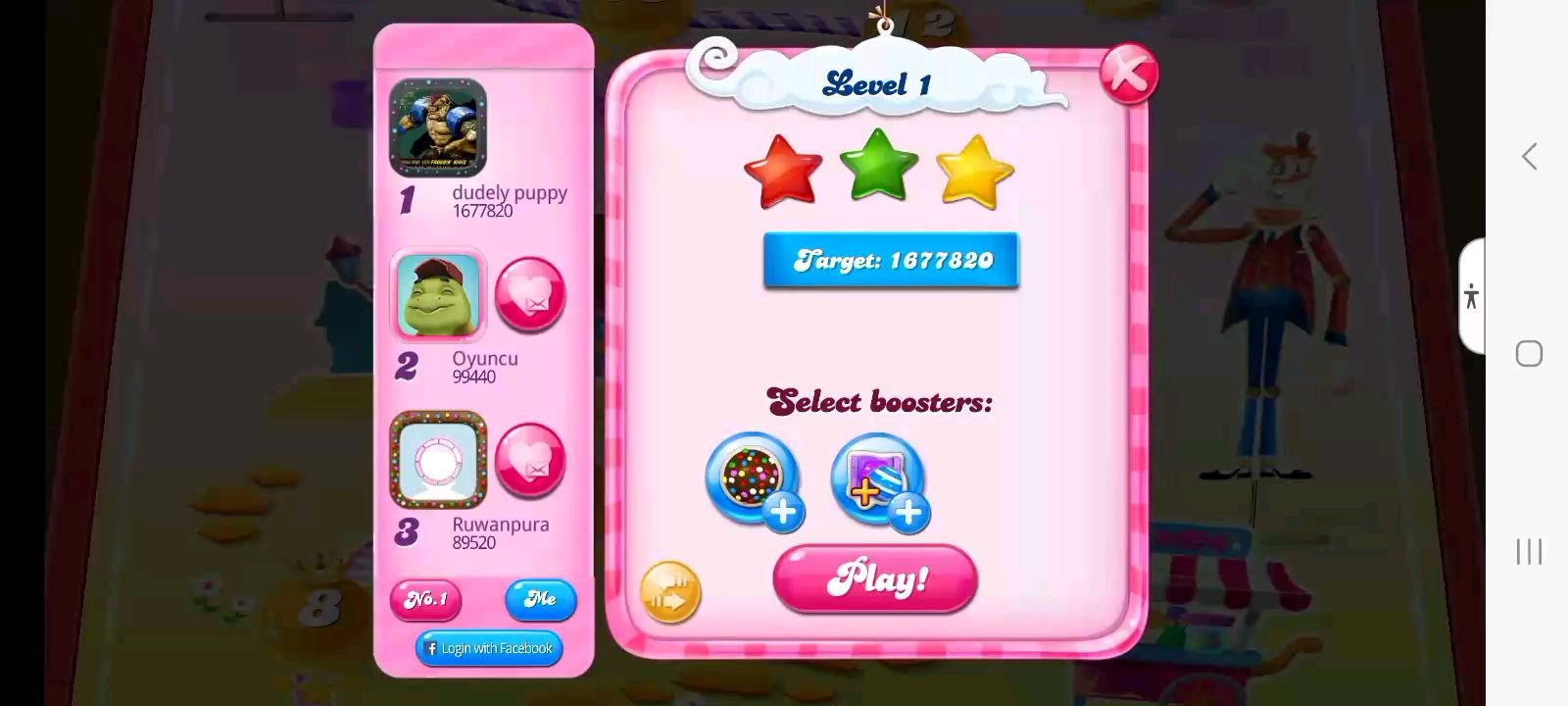 Dudley Puppy From T.U.F.F. Puppy (2010-2015) feeling angry new version Candy Crush Saga version 1.133.0.1 level 1 Quattuordecuple