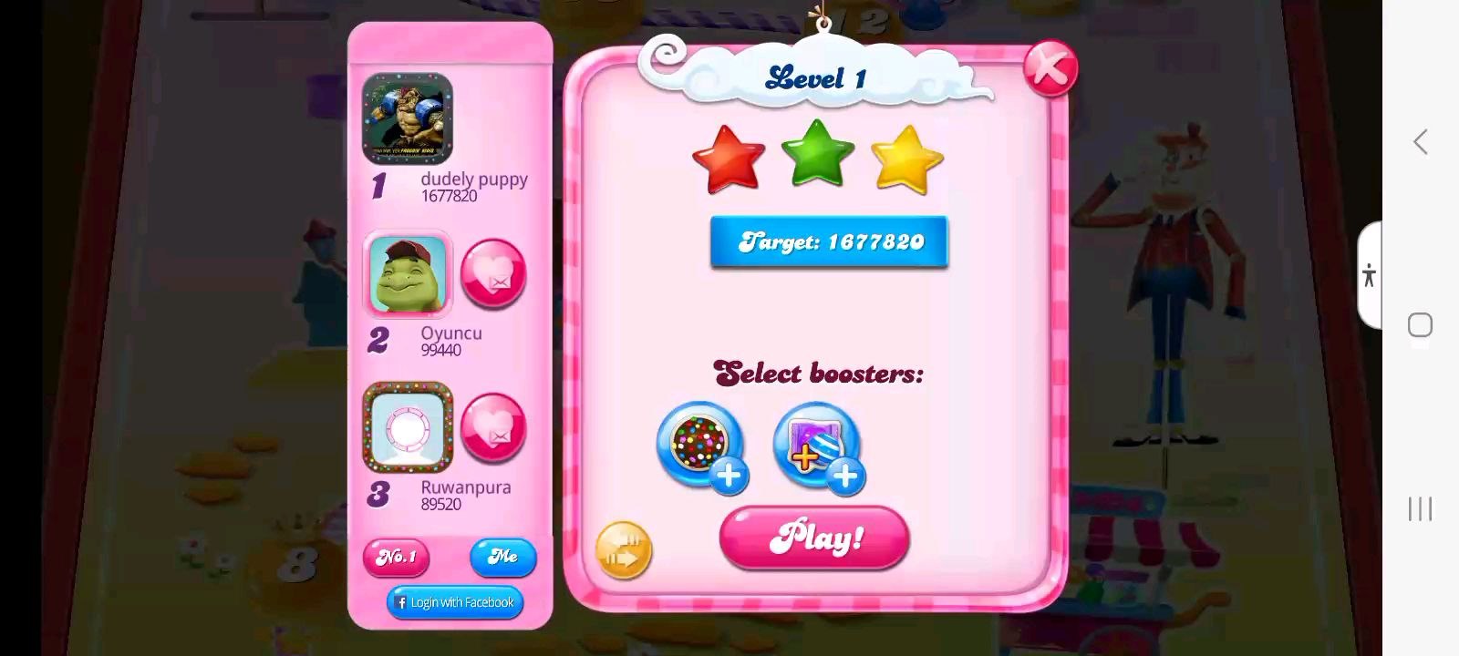 Dudley Puppy From T.U.F.F. Puppy (2010-2015) feeling angry new version Candy Crush Saga version 1.133.0.1 level 1 Quindecuple