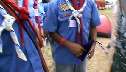 Jambo 22 Rovers en el área de campamento