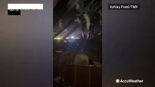 Inside Texas gas station destroyed by tornado