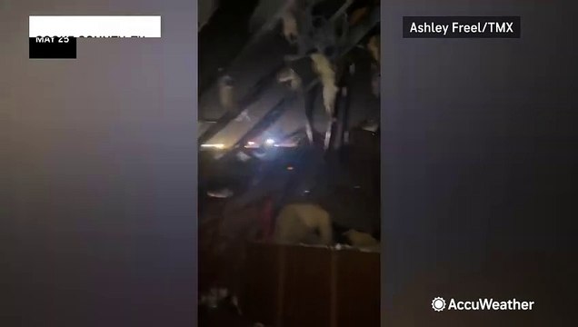 Inside Texas gas station destroyed by tornado