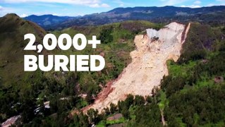 Massive landslide buries 6 villages in Papua New Guinea