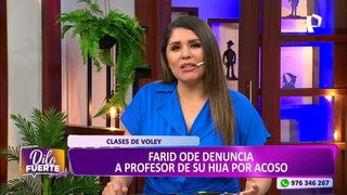 Farid Ode denuncia acoso incesante de profesor a su menor hija