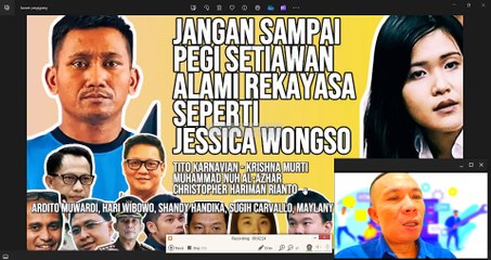 JANGAN SAMPAI PEGI SETIAWAN ALAMI REKAYASA SEPERTI JESSICA WONGSO #kopisianida #vinacirebon
