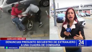 Cercado de Lima: ciudadano argentino es secuestrado cuando llegaba a su casa