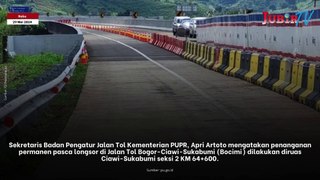 Kementerian PUPR Targetkan Perbaikan Tol Bocimi yang Longsor Selesai Sebelum Libur Nataru 2025