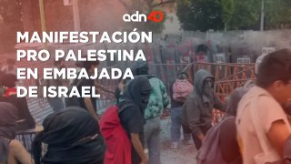 A favor de Palestina: Manifestantes atacan la embajada de Israel I Ciudad Desnuda