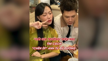 Diệu Nhi quen thói "gia trưởng" với Anh Tú, ly nước bên cạnh cũng phải nhờ lấy