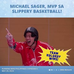 Running Man Philippines 2: Michael Sager, MVP sa slippery basketball (Episode 5)