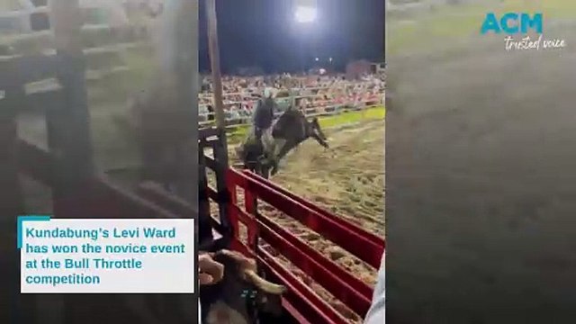 Levi Ward competes at the Bull Throttle competition in Wauchope