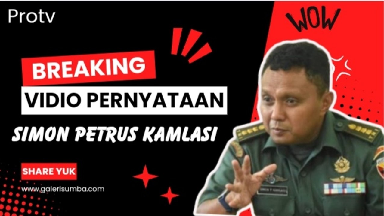 Begini Kata Kolonel Cpl. Simon Petrus kamlasi, Tentang Pompa Hidram Saat di Desa Laga Lete