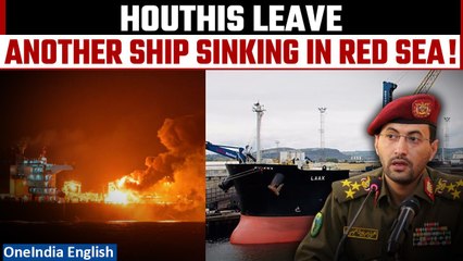 ‘Ship Struck & Possibly Sinking’: Houthi Attack Leaves Ship Damaged, Taking on Water in Red Sea