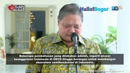 Airlangga Hartarto Umumkan Hasil Pertemuan Jokowi dengan Sekjen OECD: Fokus Keanggotaan dan Ekosistem Semikonduktor
