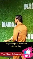 Ajay Devgn at Maidaan Screening