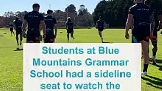 NSW Blues training at Blue Mountains Grammar School