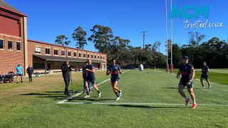 NSW Blues training at Blue Mountains Grammar School