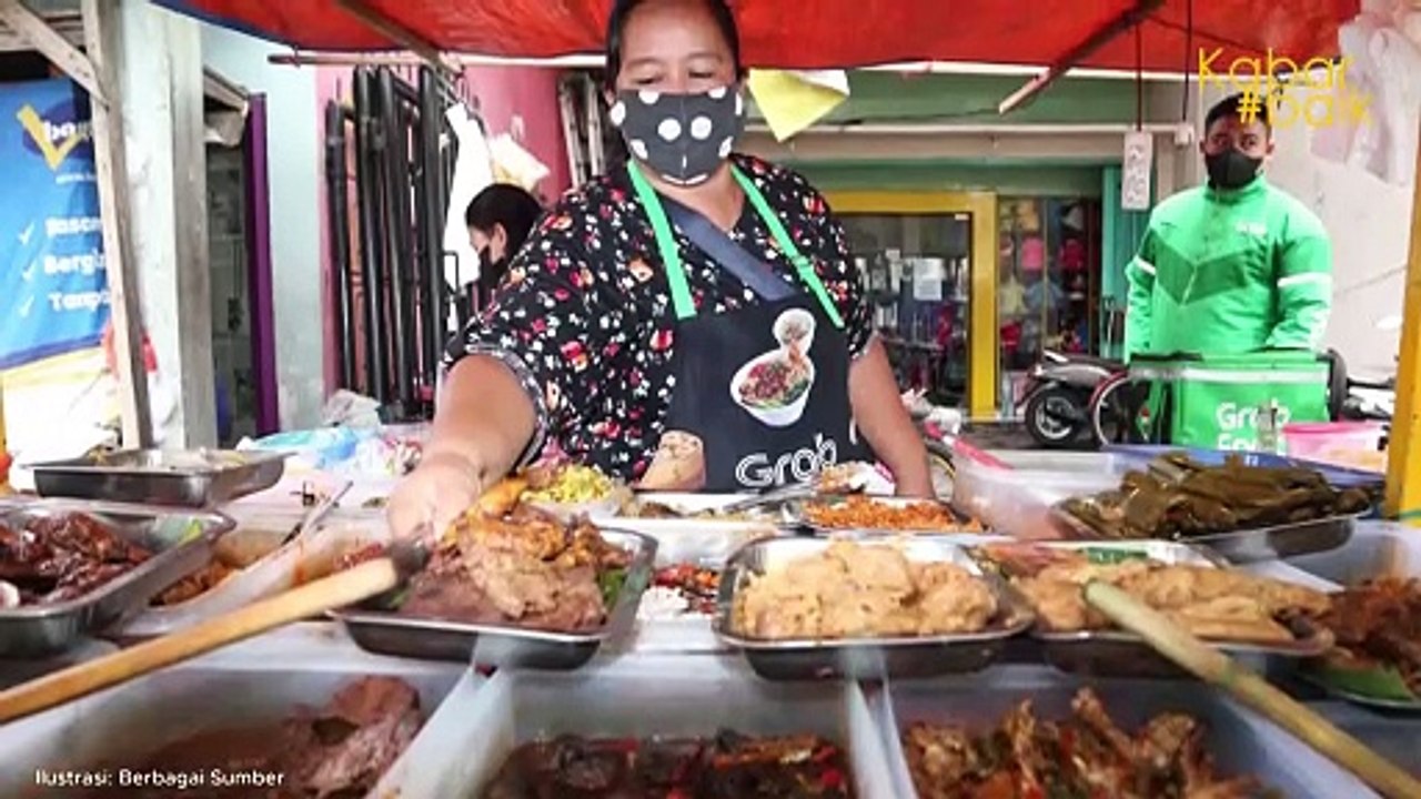 WARUNG MAKAN DI CICURUG SUKABUMI BAGIKAN MAKANAN GRATIS 120 PORSI SETIAP HARI
