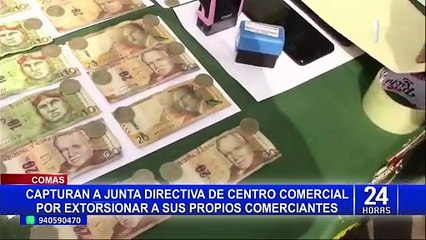 Comas: detienen a junta directiva de centro comercial por presunta extorsión a comerciantes