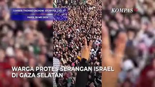 Ribuan Warga di Paris Protes Serangan Israel di Rafah