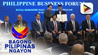 PBBM, pinangunahan ang PH Business Forum sa huling araw ng kaniyang state visit sa Brunei