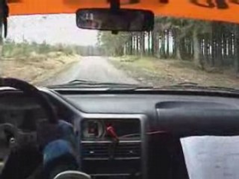 Rallye de Trois-ponts 08 - Onboard Fabian Magermans : Brume