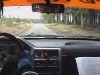 Rallye de Trois-ponts 08 - Onboard Fabian Magermans : Brume