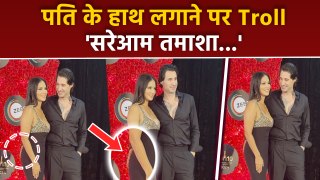 Sunny Leone Husband Daniel Weber Touches Waist During Award Function Troll,Public Reaction...