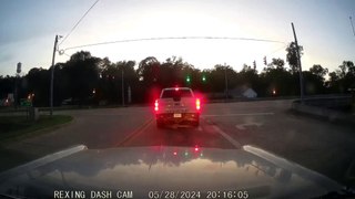 Cop Almost Caught Not Using Blinker