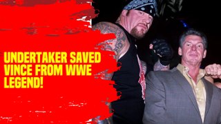 The Undertaker saved Vince McMahon from Kurt Angle