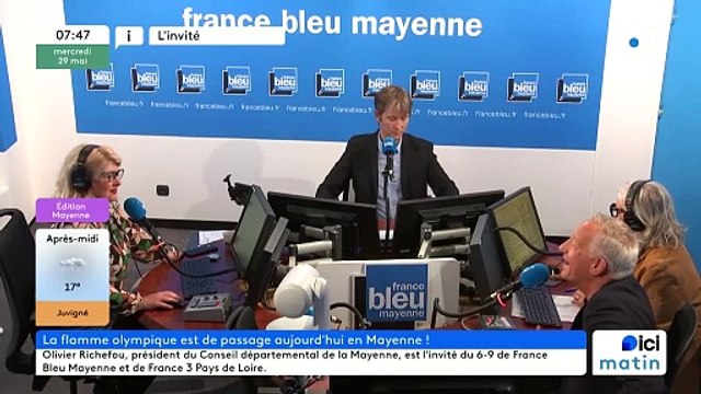 Olivier Richefou, le président du Conseil Départemental