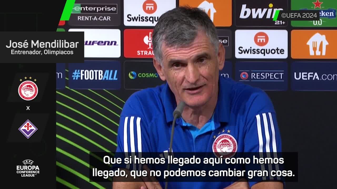 Mendilibar: "Sería de tontos llegar aquí y bajar los brazos"