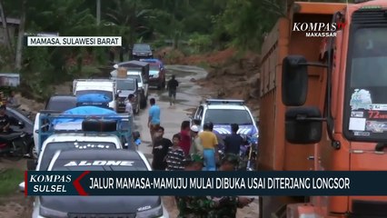 Jalur Mamasa - Mamuju Mulai Dibuka Usai Diterjang Longsor