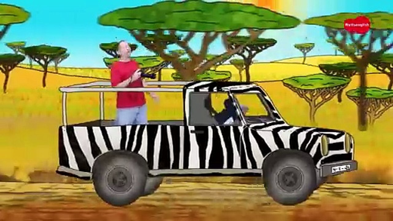 Steve_and_Maggie_Racing_through_a_Wild_Animal_Safari___Learn_English_Kids_in_English_funny_stories(360p)