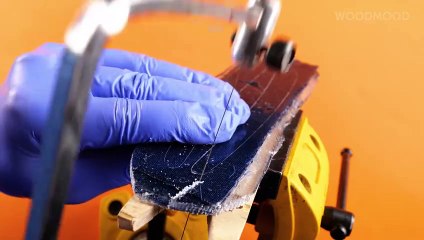 Restoration of a vintage straight razor or a horse hoof