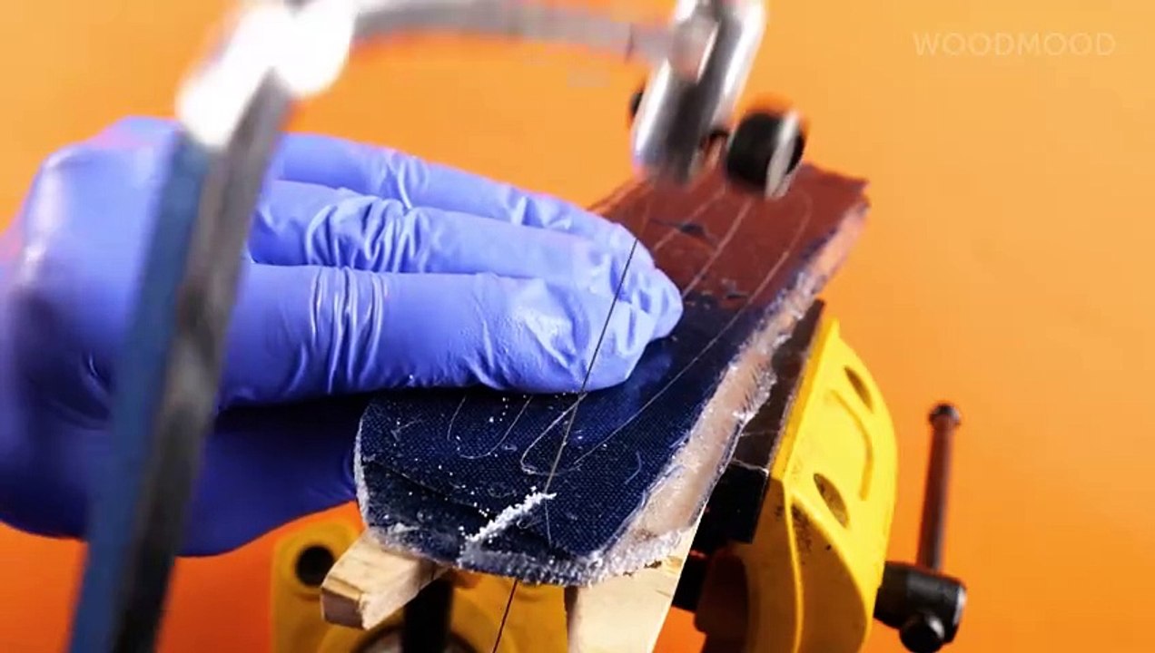 Restoration of a vintage straight razor or a horse hoof
