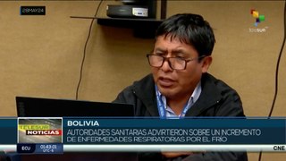 En Bolivia autoridades advierten sobre un incremento de enfermedad por frío