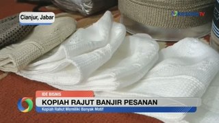 Berkah Lebaran Haji, Perajin Kopiah Rajut di Cianjur Banjir Pesanan